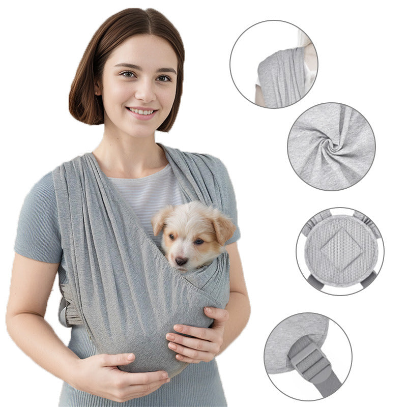Adjustable Pet Sling Carrier – Walking & Travel